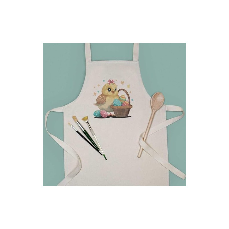 Azeeda 'Easter Basket With Painted Eggs And Chick' Kid’s Cooking