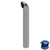 LINCOLN CHROME 205A-024-1103 5"x24" Curved Exhaust Stack