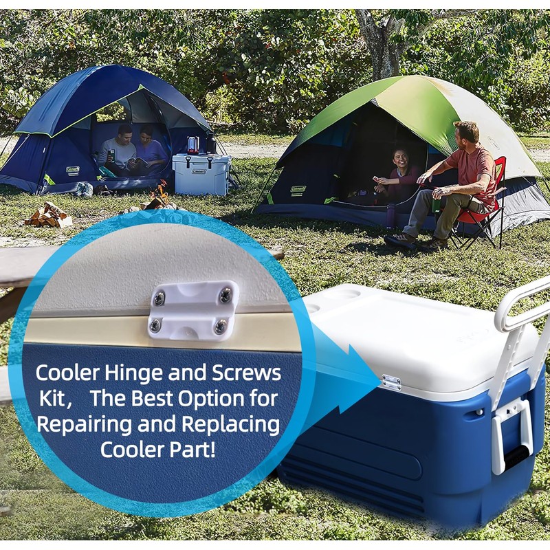 Cooler Replacement Plastic Hinges and Screws for Igloo,High Intensity Cooler