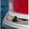 Thorn Boat Folding Cleat,Flip Up Marine Stainless Steel 4-1/2" Black
