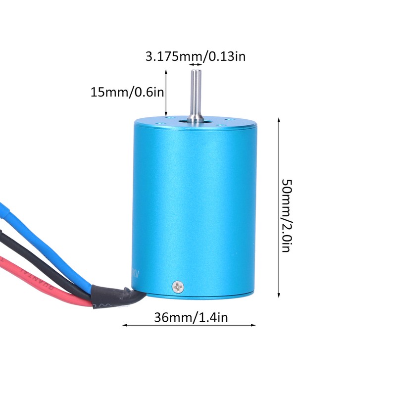 3650‑1500KV 4‑Pole Brushless Motor High Torque Low Speed Motor for