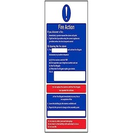 V Safety Eco Friendly Fire Action - General Fire Action Suspicious Fire - 200 X 300mm