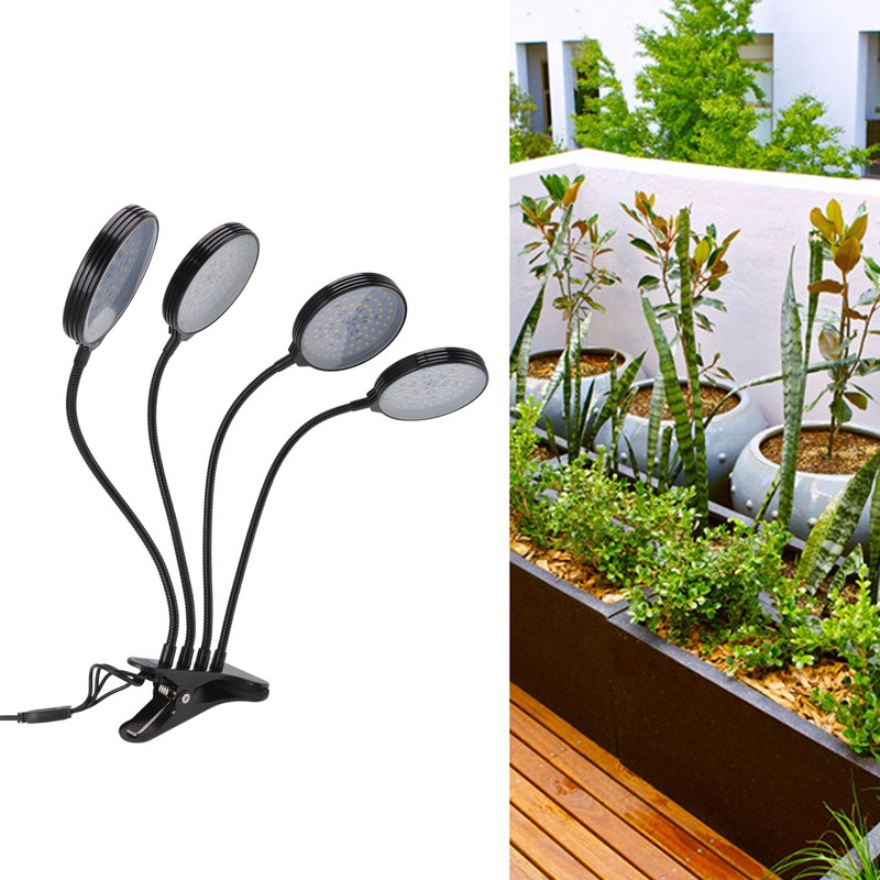 60W 4 Head LED Plant Growing Lights USB Power Supply
