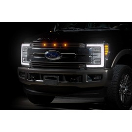 Starkey Products LED Grille Lights Kit - Compatible with 2017-2019 Ford Superduty Raptor-Style (Amber)