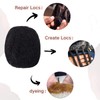Afro Kinkys Bulk Human Hair for, Loc Repair, Twists, Afro