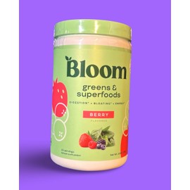 Bloom Nutrition Greens & Superfoods Powder - 25 Serving 🍉 Berry 5.01oz