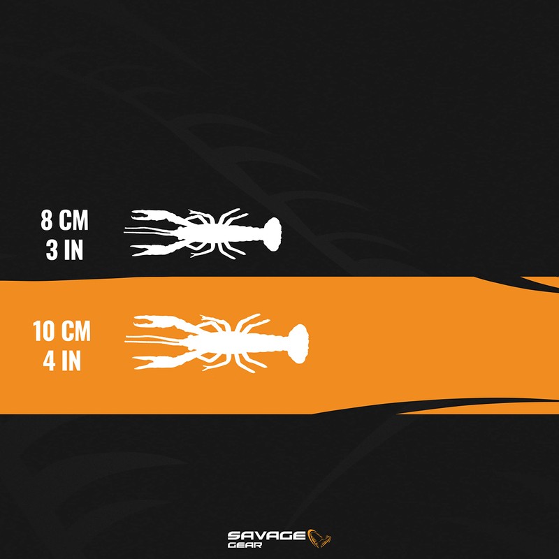 4D Craw 3" & 4" 6pcs| Ultra Realistic Look