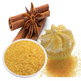 Ultimate Baker Flavored Sanding Sugar (1x4oz) - Burst of Flavor for Cakes, Cookies & More, All-Natural & Expertly Blended, Perfect for Baking & Decorating or as a Flavored Coffee Sugar (Cinnamon)