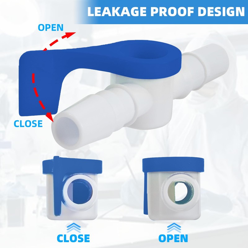 5 Packs Catheter Valve, Urine Drainage Catheter Valves, Comfortable Soft