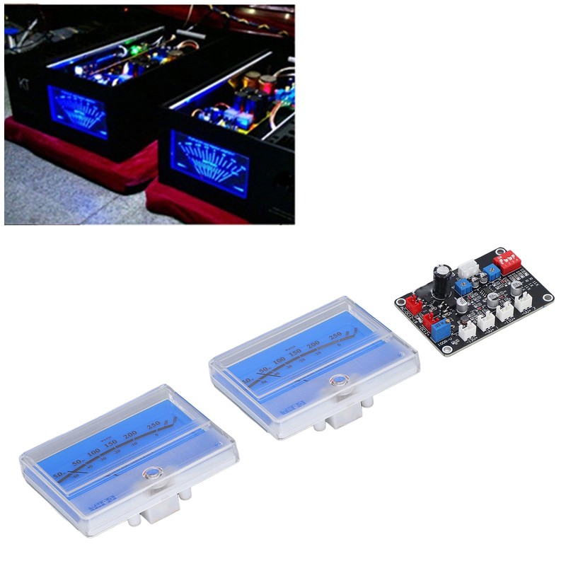 VU Meter Easy Operation ABS Adjustable Backlit Widely Used VU