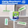JINYUDOME Flash Dust Magnet, Dry Mop Refills Disposable Dusting Cloths