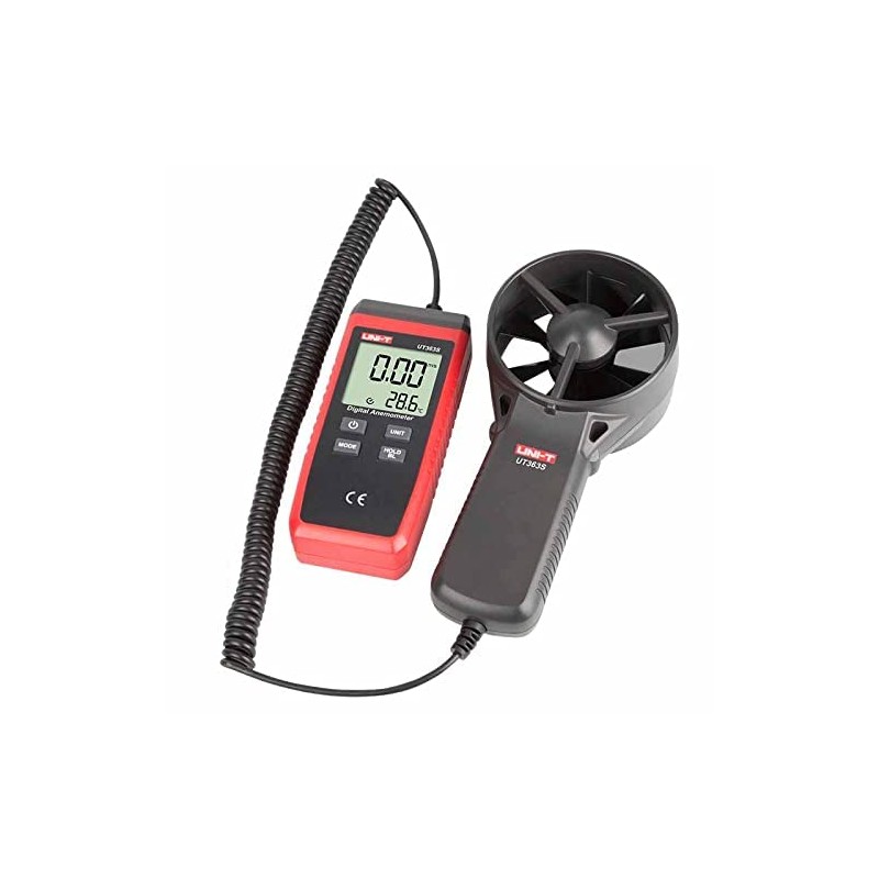 UNI-T UT363S Digital Anemometer 0.4m/s-30m/s -10°C - 50°C / 14°F