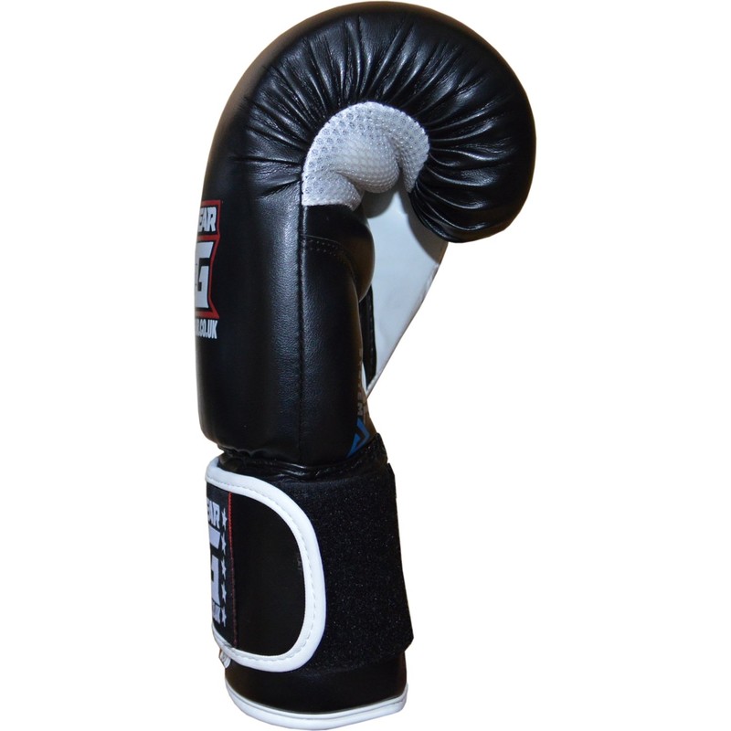 8oz BLACK 'RAJA' MUAY THAI KICKBOXING BOXING MARTIAL ARTS TRAINING