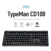 iKBC CD108 v2 Mechanical Ergonomic Keyboard with Cherry MX Switch