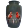 Rayan Decor Cardinal Birds Adult Cremation Urn for Human Ashes