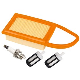 OxoxO Air Filter with Fuel Filter Spark Plug Compatible with Stihl BR500 BR550 BR600 Backpack Blowers Replace 4282 141 0300 4282 141 0300B