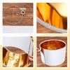 Weewooday 2 Pcs Fabric Drum Light Shade Modern Drum Lamp
