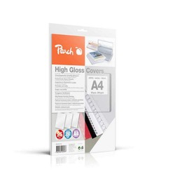 Peach PB100-16 Back Cover Sheets A4 250gsm Pack of 25 High Gloss White