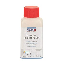 Glorex mould talcum powder, 60 g, several elements, multicoloured, 4 x 3.5 x 10.5 cm