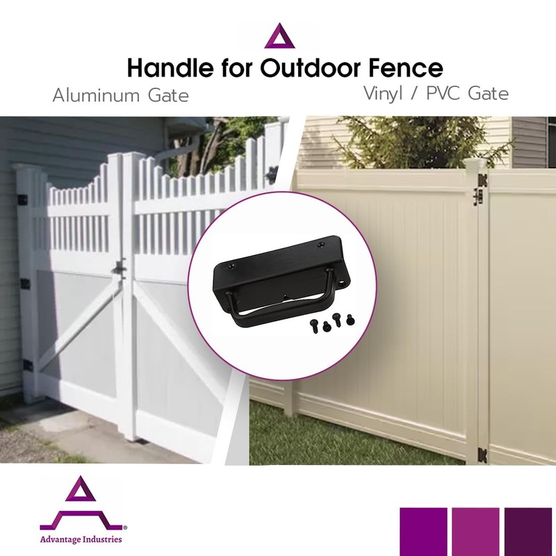 ADVANTAGE INDUSTRIES Nylon Gate Handle | Best Grip/Extra Knuckle Room