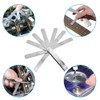 Angelkiss Feeler gauge set, stainless steel metric imperial dual marker