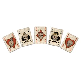 Rivers Edge Products Playing Cards - 1 Themed Deck of Cards - Unique Standard Playing Card for Poker, Gambling Games, Blackjack, Euchre, Canasta - Giftable Novelty Casino Cards -