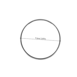 Mikinona 4pcs Aluminum Alloy Car Air Vent Outlet Trim Decorative Vent Covers for Easy Installation Durable and Elegant Upgrade for Vehicle Interior