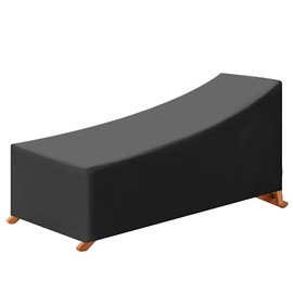 Bindokun Cover Garden Lounger, Waterproof Garden Lounger Cover, UV-Resistant Protective Cover for Garden Lounger, 420D Oxford Protective Cover, Garden Lounger for Sun Lounger, Deck Chair, 210 x 75 x