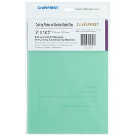 CraftFIRST 9 x 12.5" Cutting Plates for Double Sided Dies Die Cutting Machine Accessaries 1 Pair