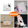 Cat Chasing Butterflies Cute Stickers - Light Switch Stickers -