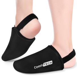 ComfiTECH Foot & Toe Ice Pack Sleeve for Forefoot 1 Pair, Cooling Feet Application Wrap with Stretchable Straps, Cold Gel Socks Reusable (2 Packs)