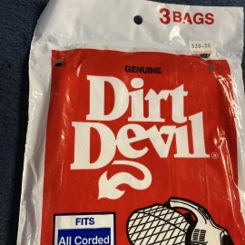 For Dirt Devil Genuine New Dirt Devil Type G Handheld Vacuum Bags 3 Pack
