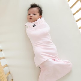 KYTE BABY Unisex Rayon Made from Bamboo Sleep Bag Swaddler for Babies, 1.0 Tog (Sakura)