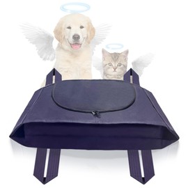 VDKO Eco Friendly Pet Body Bag with Handle，Pet Burial Box for Every Breed Size， Animal Body Bag for Burial and Cremation (L)