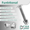 DSM - Carriage Bolts M8 x 130 mm DIN 603