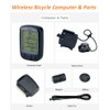 Bike Computer Wireless 28 Functions Waterproof LCD Cycling Computer Speed
