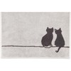Cute Cats Edition You & Me 6263 Hand Towels Platinum