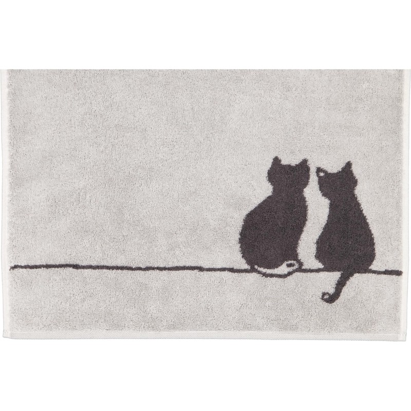 Cute Cats Edition You & Me 6263 Hand Towels Platinum