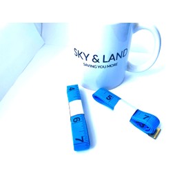 Tape Measure for Body 2 Pack Double Scale Measurement Tape for Sewing, Body, Tailor 60 Inch/ 150 cm (Blue)