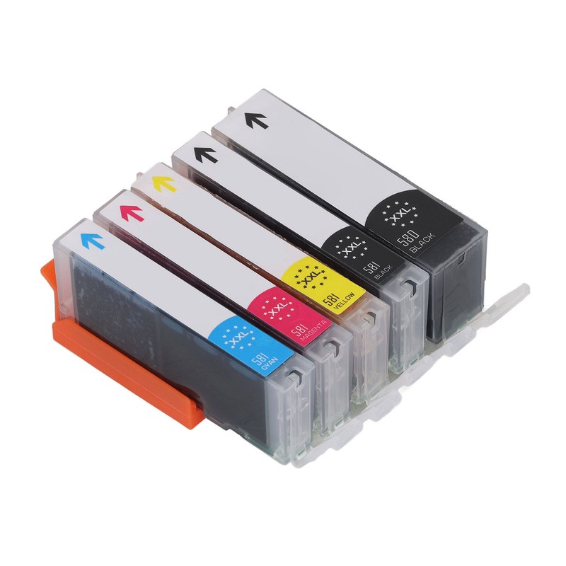 5 Color Printer Ink Cartridge Set Fluent Printing Ink Cartridge