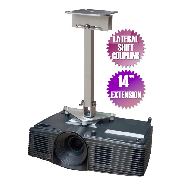 PCMD, LLC. Projector Ceiling Mount for Panasonic PT-AX200U PT-LZ370 PT-LZ370U