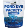 Vivid Blue Pond Dye Packets - 6 Water Soluble Packs