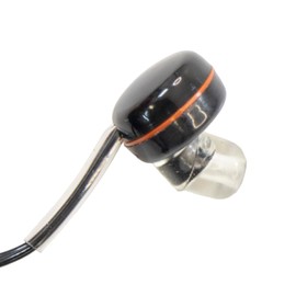 High Grade Earphones, Length 3.3 ft (1 m), 1.0 inches (2.5 mm), Special Plug, L Type, Black, Simple Packaging