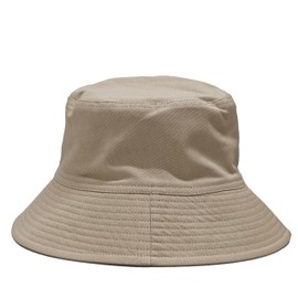 RF Large Size Bucket Hat, Reversible 24.0 - 25.6 inches (61 - 65 cm), Cap (100% Cotton), Removable Drawstring, Unisex, yellow | khaki