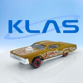 Hot Wheels Layin' Lowrider (Gold, Red & White) 3/5 HW Reverse Rake - 2024-113/250 (Short Card) - COMES IN A GENUINE KLAS CAR KEEPER PROTECTOR CASE - HTD39