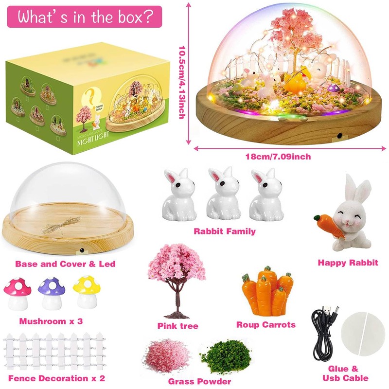 Make Your Own Night Light Bunny with Music, DIY Edition