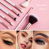 Jessup Juego Pinceles Maquillaje Profesional Piezas Blanco Base Polvo Natural