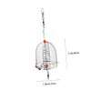 Kisangel 30pcs Stainless Steel Fishing Bait Trap Cage Basket Feeder