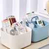 Minicoco Storage Box Multipurpose Table Organiser Cleaning Caddy with Handle