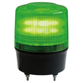 NIKKEI VL12R-200XG LED Rotating Light, 100-200 Green, Control Input Function, 1.2 lbs (0.58 kg)